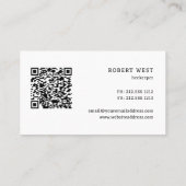 Bienenlandschaftshonig Visitenkarte (Rückseite)