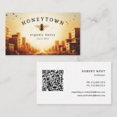 Bienenlandschaftshonig Visitenkarte (Vorne/Hinten)