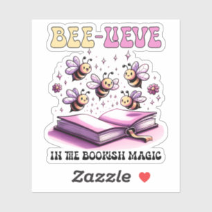 Bienenleben in der buchhalischen Magie Aufkleber