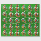 Bienenleben in der Weihnachtsmagie Geschenkpapier (Flach)