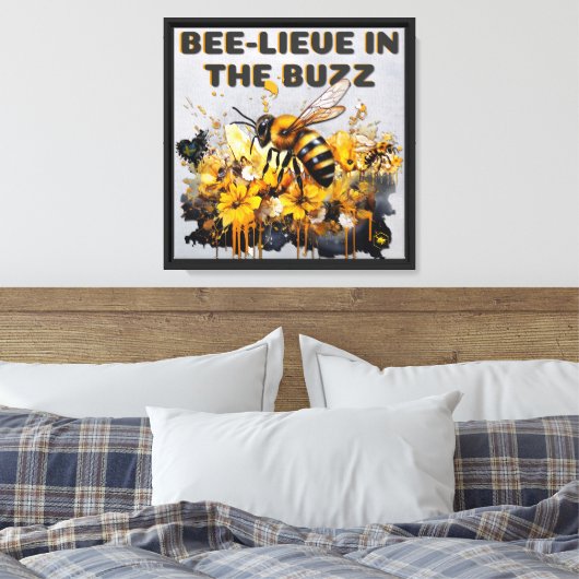 Bienenleben Leinwanddruck (Insitu (Schlafzimmer))