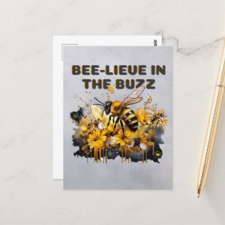 Bienenleben Postkarte
