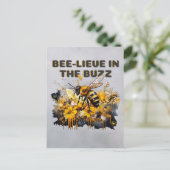 Bienenleben Postkarte (Stehend Vorderseite)