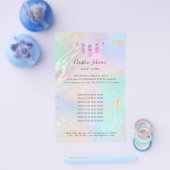 Bienenlogo auf Imitaten irisierender Effekt Flyer (Einzeln)