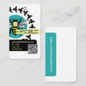 Bienenlogo - Beeyard, Honey Farm Product Tag (Vorne/Hinten)