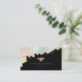 Bienenlogo Visitenkarte (Stehend Vorderseite)