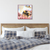 Bienenmagazin Leinwanddruck (Insitu (Schlafzimmer))