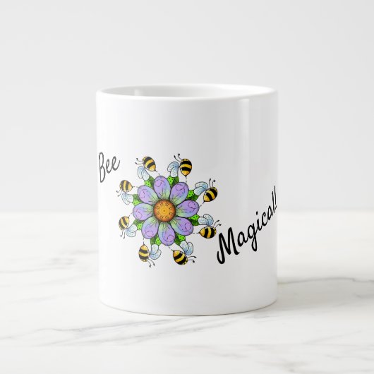 Bienenmagie große Tasse (Vorderseite)