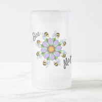 Bienenmagie Mattierte Tasse 16oz