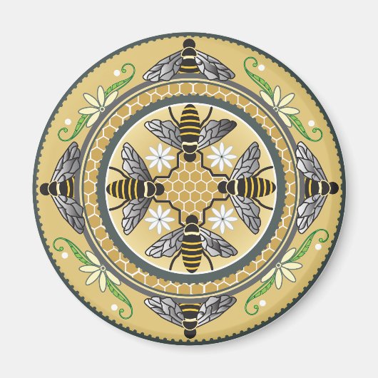 Bienenmagnet Magnet (Vorne)