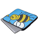 Bienenmalerei Laptopschutzhülle (Vorne Knopf)