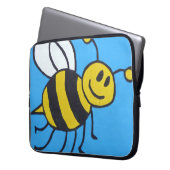 Bienenmalerei Laptopschutzhülle (Vorderseite Links)