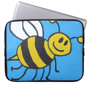 Bienenmalerei Laptopschutzhülle