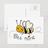 Bienenmine Postkarte (Vorne/Hinten)