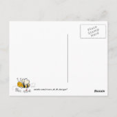 Bienenmine Postkarte (Rückseite)