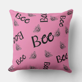 Bienenmuster fliegen überall kissen