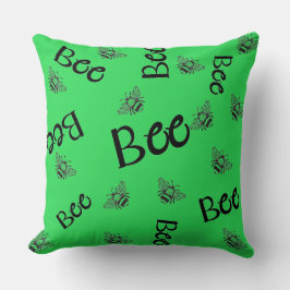 Bienenmuster fliegen überall kissen