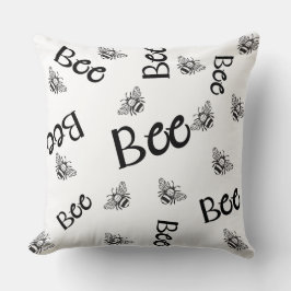 Bienenmuster fliegen überall kissen