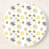 Bienenmuster Getränkeuntersetzer (Vorne)
