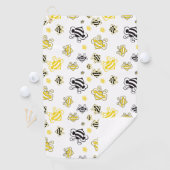 Bienenmuster Golfhandtuch (Insitu)