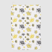 Bienenmuster Golfhandtuch (Vorderseite)