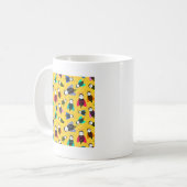 Bienenmuster Kaffeetasse (Vorderseite Links)