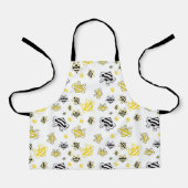 Bienenmuster Schürze (Vorderseite)
