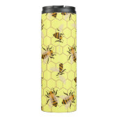 Bienenmuster Thermosbecher (Rückseite)