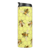 Bienenmuster Thermosbecher (Nach rechts gedreht)