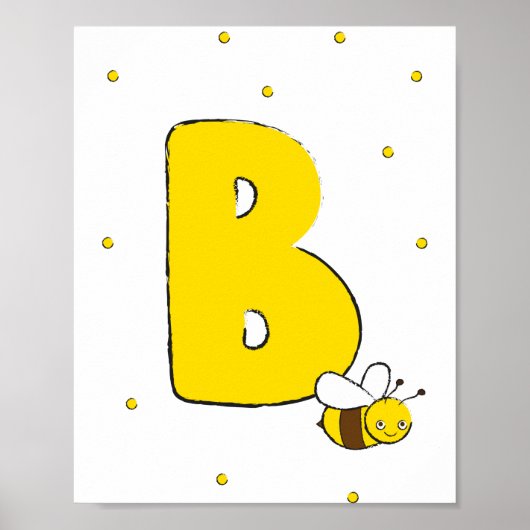 BienenNiedlicher Cartoon Kids Baby Poster (Vorne)