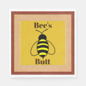 Bienenpapier Napkin - Hintern Serviette (Vorderseite)