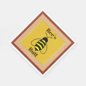 Bienenpapier Napkin - Hintern Serviette (Ecke)