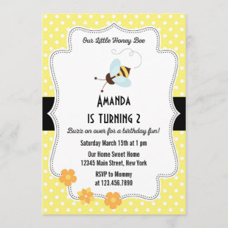 Bienenparteitag Einladung Gelb
