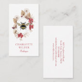 Bienenpflanzenkarte Visitenkarte (Vorne/Hinten)