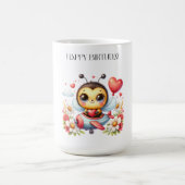 Bienenpilot Geburtstag Kaffeetasse (Mittel)