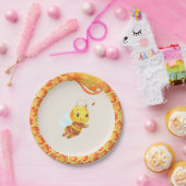 Bienenplatte Pappteller (Party)