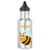 Bienenruhe Wasserflasche aus Edelstahl (Links)