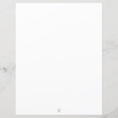 Bienen's Birdhouse Ballet Lined Paper Sheet (Rückseite)