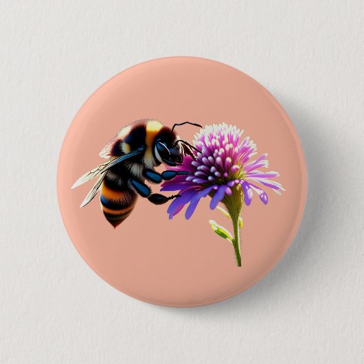 Bienenschaltfläche Button (Vorderseite)