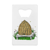 Bienenscheißfarbe Geldbeutel Flaschenöffner (Rückseite)