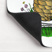 Bienenscheißfarbe Mousepad (Ecke)