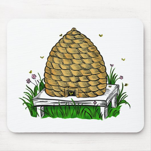 Bienenscheißfarbe Mousepad (Vorne)