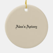 Bienenschmuck Vintag Bewick Keramik Ornament (Hinten)