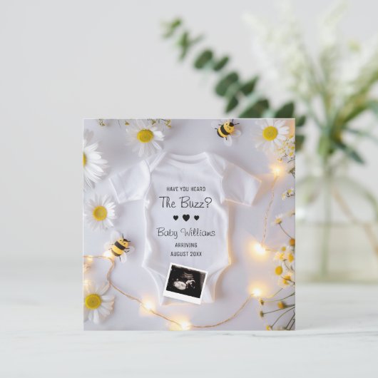 Bienenschwangerschaft Ankündigung Social Media (Stehend Vorderseite)