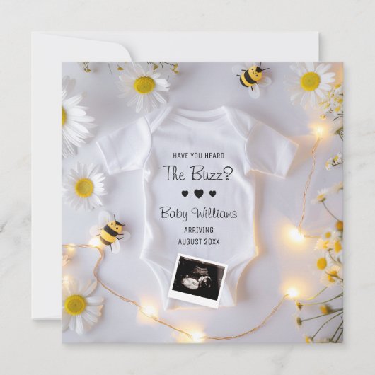 Bienenschwangerschaft Ankündigung Social Media (Vorderseite)