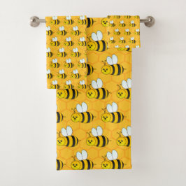 Bienenschwarm Badhandtuch Set