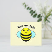 Bienensicherheit 1 postkarte (Stehend Vorderseite)