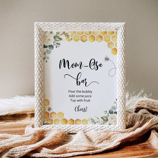 Bienensigne-Mama-osa-Bar Poster