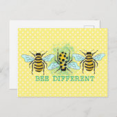 Bienenspiel-Trio Postkarte (Vorne/Hinten)