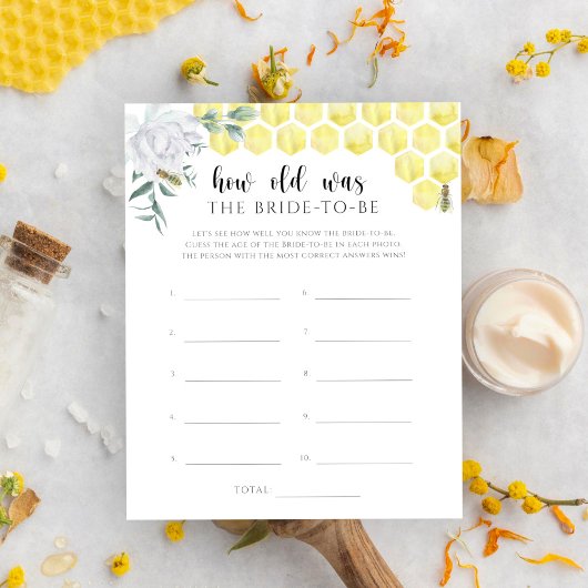 Bienenspiel Wie alt war die Braut, die sein sollte